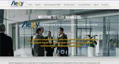 Desktop Screenshot of flexymanagers.com